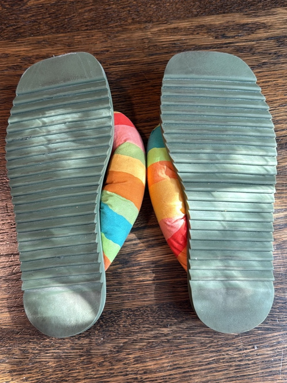 FARM Rio Multicolor Striped Padded Flip-Flops - Picture 2 of 2